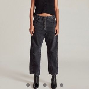 Rachel Comey Elkin Jeans In Washed Black